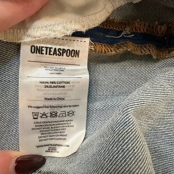 Free People x One Teaspoon Hendrixe Mini Braxton Jumpsuit Size Medium - Picture 9 of 9